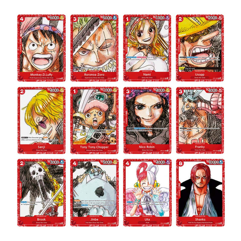 One Piece Card Game Premium Card Collection Film Red