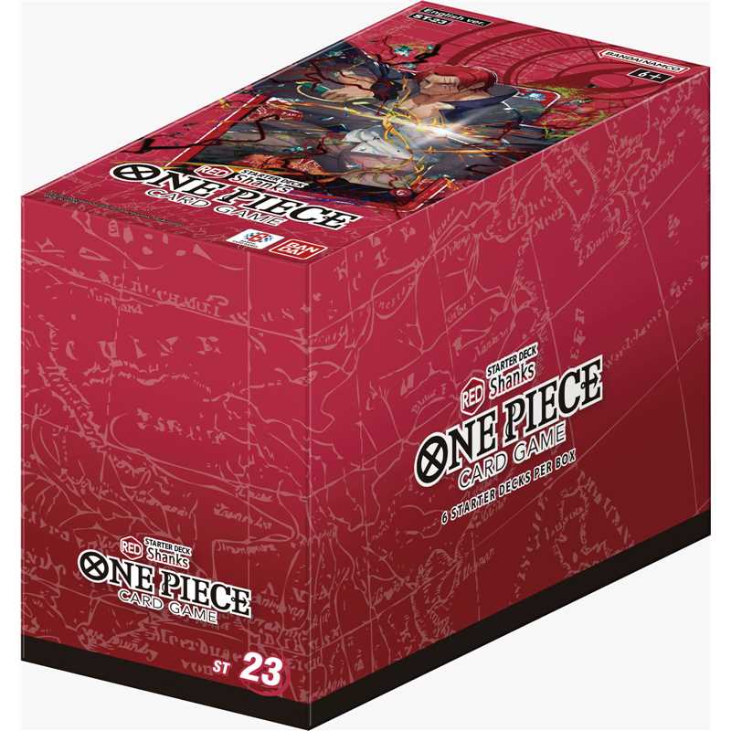 One Piece Card Game Starter Deck ST23 Red Shanks Jolly Roger One Piece Card Game Starter Deck ST23 Red Shanks Jolly Roger