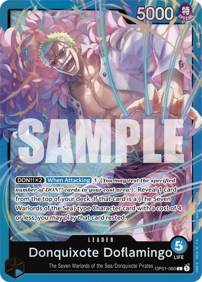 One Piece Card Game Starter Deck ST17 Blue Donquixote Doflamingo